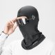 Wozinsky WKM-02B Balaclava Face Mask Motorcycle Bicycle Balaclava with Glasses Holes - Black
