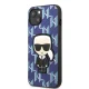 Karl Lagerfeld Monogram Ikonik Patch vāciņš iPhone 13 6.1\", zils