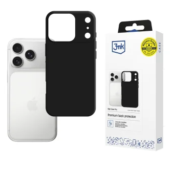Чехол 3mk Matt Case Pro для Apple iPhone 17 Pro, матовый черный