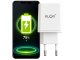 Fast Wall Charger 35W Dual Port USB-C and USB-A with Cable, White