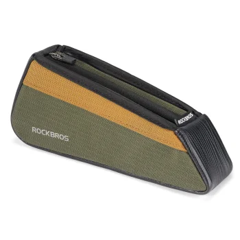 Velosipēda rāmja soma Rockbros 088 0.25L, zaļa un oranža