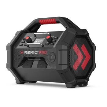 Строительный радиоприемник PerfectPro ROCKTAGON 18V DAB+ Bluetooth IP65 Черный