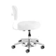 Kosmētiskais taburets Azzurro 156-F Bump-Up, balts
