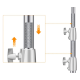 Gaismas statīvs K&F Concept KF34.044 280cm 10kg