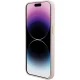 Guess iPhone 15 Pro Max vāciņš Silicone Logo Strass 4G, rozā