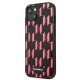 Karl Lagerfeld Monogram Plaque Case for iPhone 13 mini, Pink