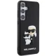 Karl Lagerfeld Samsung Galaxy S24 Plus vāciņš 3D Rubber Ikonik, melns