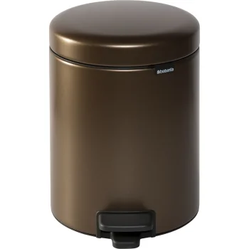 Мусорное ведро с педалью Brabantia NewIcon 5 л, Warm Bronze