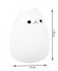Kids Bedside Table LED Lamp Night Light with Remote USB RGB, Cat