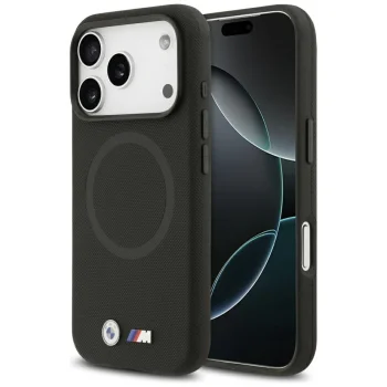 BMW iPhone 17 Pro Max Case M FW Metal Logo MagSafe, Black