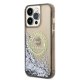 Karl Lagerfeld Liquid Glitter RSG Case for iPhone 14 Pro Max - Black