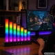 LED RGB galda lampa ar Music Sync un pulti 24x24 cm