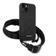 Apple iPhone 14 Plus 6.7\'\' Karl Lagerfeld Monogram Plaque Logo Strap Case Cover (KLHCP14MSTMK), Black | Telefona...