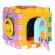 Interactive learning cube 6-in-1 with shape sorter, sounds and lights for toddlers