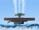 Gotel Q33B Floating Solar Fountain with RGB Illumination, 18 cm