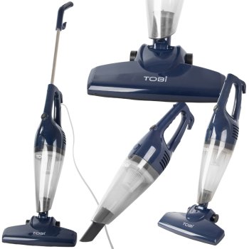 Vertikālais putekļu sūcējs 2-in-1 ar vadu, 1200W jauda un HEPA filtrs