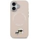 Karl Lagerfeld Karl & Choupette Pins MagSafe vāciņš priekš iPhone 17, rozā | Phone Case Cover