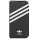 Adidas iPhone 14 Pro atverams vāciņš maciņš grāmatiņa OR Booklet PU, melns/balts