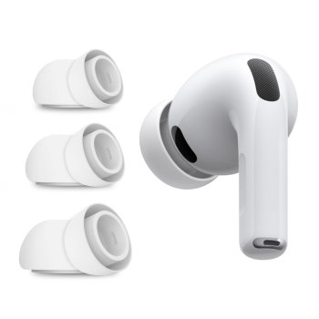 Tech-Protect silikona uzgaļi AirPods Pro 3 austiņām (S/M/L) - balti