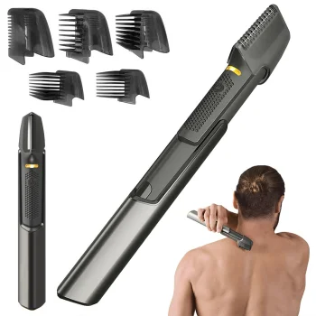 Matu un bārdas trimmeris 5in1 ar LED, pelēks