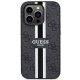 Guess GUHMP14XP4RPSK iPhone 14 Pro Max 6.7\" melns cietais vāciņš 4G Printed Stripes MagSafe | Black/Black Hardcase