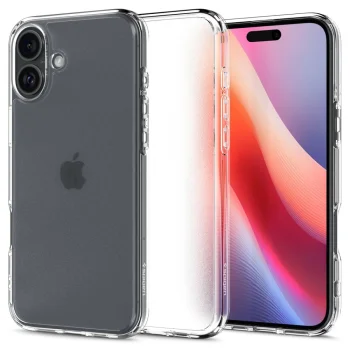 Чехол Spigen Ultra Hybrid для iPhone 16, Прозрачный