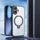 Dux Ducis iPhone 17 vāciņš Aimo Mag ar statīvu, melns