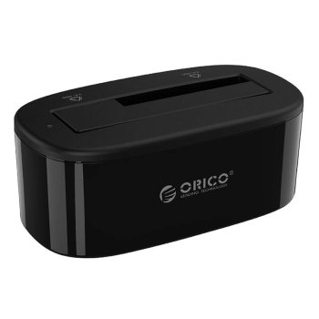 Док-станция Orico для 2,5 / 3,5\" HDD SSD, 5 Гбит/с, USB-A - USB-B (черный)