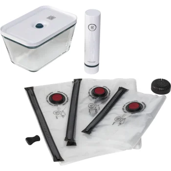ZWILLING Fresh & Save Vacuum Starter Set, Glass Container and Bags