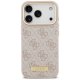 Guess 4G Logo Plate MagSafe Phone Case Cover iPhone 17 Pro - Pink