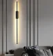 Sienas lampa LED 100cm 15W 4000K, melna