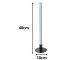 LED galda lampa 40cm, moderna stāvlampa ar 3 gaismas režīmiem, melna