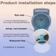 Tech-Protect Nylon bērnu siksniņa aproce Apple AirTag, rozā
