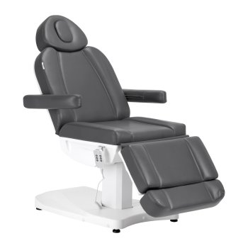 Электрическое косметологическое кресло Azzurro 803D, 3 мотора, серое