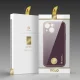 Чехол Dux Ducis Yolo для iPhone 14 Plus из экокожи, фиолетовый