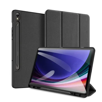 Samsung Galaxy Tab S9 FE 10.9'' (SM-X510 / X516B) DUX DUCIS Domo Tablet Cover Case, Black | Чехол Книжка...