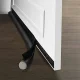 Under Door Draft Excluder, Black