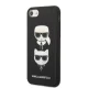 Чехол Karl Lagerfeld Saffiano Karl&Choupette Head для iPhone SE 2022/2020/8/7