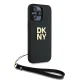Чехол DKNY для iPhone 14 Pro Max Wrist Strap Stock Logo, черный
