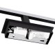 LED sienas lampa virs spoguļa 60cm ZD122, melna