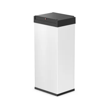Hailo Big-Box Swing XL atkritumu tvertne ar svārsta vāku 52 L, balta