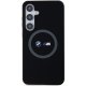 BMW Samsung Galaxy S24+ Case Silicone Printed Ring MagSafe, Black