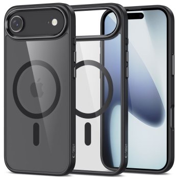 Tech-Protect iPhone 17 Air Case MagFlex MagSafe, Clear Black