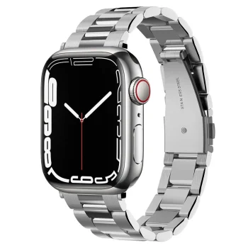 Spigen Modern Fit Band for Apple Watch 4/5/6/7/8/SE (38/40/41 mm), Silver