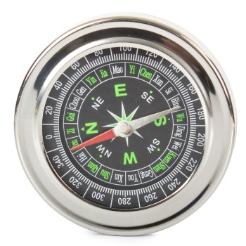Durable Metal Pocket Compass for Hiking and Outdoor Navigation