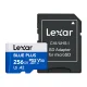 Lexar microSDXC atmiņas karte 256GB BLUE PLUS UHS-I V30 A2 LMSBLPL256G-BNANG