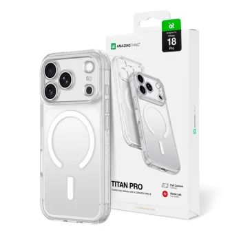 Чехол AmazingThing Titan Pro Lens для iPhone 18 Pro с защитой камеры, MagSafe,...
