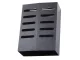 Wall-Mounted Knife Stand and Organizer, Black