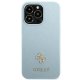 Guess Saffiano 4G Small Metal Logo vāciņš iPhone 13 Pro Max - zils