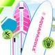 AquaPaddle SUP dēlis 355x82x15 cm, Navigator Pink, ar piederumiem